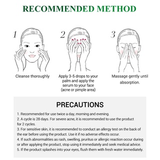 BREYLEE Solución De Acné Kit De Tratamiento Del Suero Crema Manchas Esencia Eliminación De Espinillas Anti Cicatriz Cuidado De La Piel Facial COSYZONE (7)