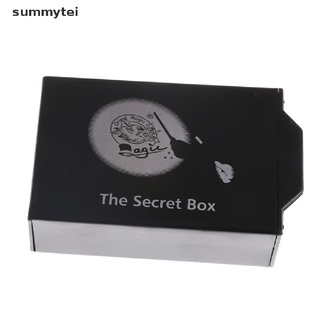 summytei magic props the secret box magic black pull box magic tool kids trick toys co