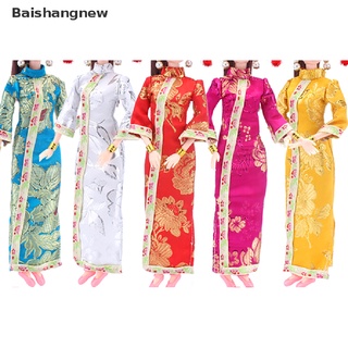 Vestido bsn Tradicional chino hecho a mano Cheongsam (Baishangnew)