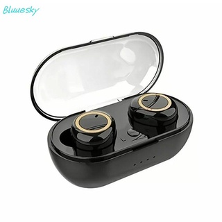 [BS] Y50 Auriculares Deportivos Inalámbricos 5.0 Con Compartimento De Carga