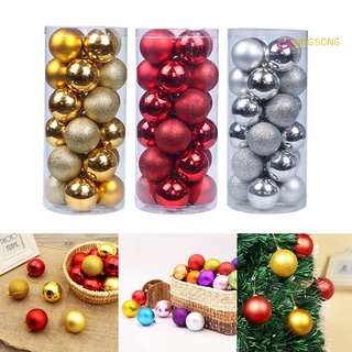 qingsong bolas brillantes bolas de árbol de navidad adorno de fiesta de navidad decoración colgante (7)