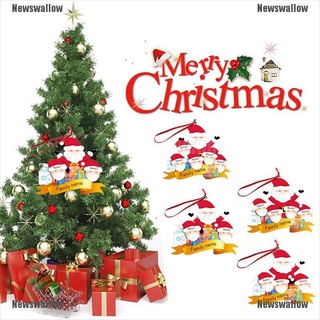 [nw] adorno familiar personalizado sobrevivido 2020 decoraciones única árbol de navidad [newswallow]