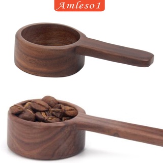 [AMLESO1] Cuchara medidora de café cucharada de madera para granos de café