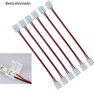 bhi> 10 unids/set cable 2 pines led tira conector 3528/5050 adaptador de un solo color bien