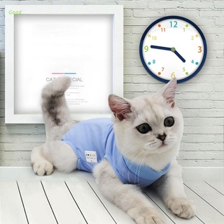 Good Professional Cats Dogs Recovery Suit for Abdominal Wounds Protector Soft Cotton