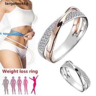 *largelooktg* anillo de pérdida de peso cristal rhinestone anillo adelgazar cuidado de la salud anillo magnético joyería venta caliente