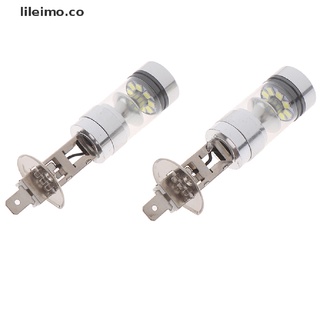 LILEIMO 2PCS H1 100W car LED high power headlight bulb 6000K super white 1000LM .