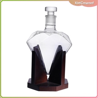 Elegant Diamond Whisky Decanter with Stand Rum Bourbon Tequila Wine Bottle (4)