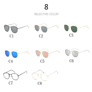 Lentes de sol planas hexagonales para hombre/mujer estilo/Vintage mujer señoras sexy gafas de sol Retro moda gafas de sol para mujeres (2)