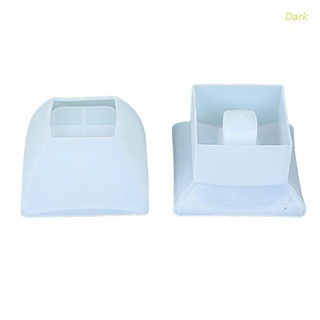 Molde de bandeja de resina oscura DIY cristal epoxi cuadrado caja de almacenamiento molde de silicona resina molde para manualidades decoración del hogar