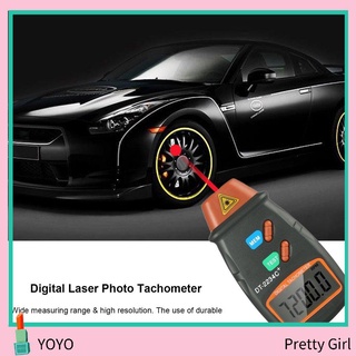[YO] Tacómetro Digital láser sin contacto RPM Tach velocidad calibre motor (3)