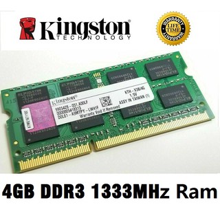 Kingston memoria RAM para portátil de 4 gb DDR3 1333MHz Sodimm PC3-10600 memoria KVR1333D3S9/4G