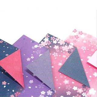 warmuth 60pcs origami papel plegable scrapbooking papel artesanal flor de cerezo diy colorido decoración cuadrada niños hechos a mano sakura/multicolor (9)
