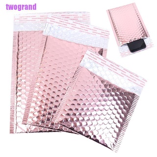 [twogrand] 10 unidades sobre de burbujas de oro rosa, papel de oro rosa, para embalaje de regalo