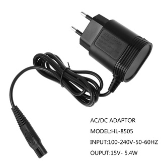 Cl [READY STOCK] 2-Prong Charger EU Plug Power Adapter for PHILIPS Shavers HQ8505/6070/6075/6090