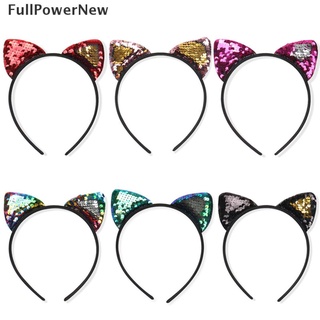 (fu*caliente) diadema de lentejuelas para niñas, diadema de oreja de gato, Cosplay, diadema para mujeres, regalo de fiesta {PowerNew}