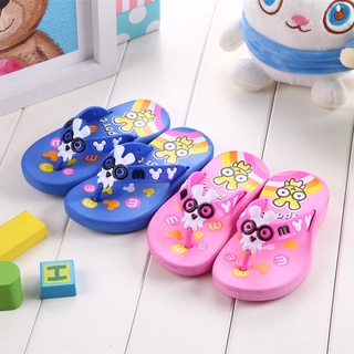Bk007 niños niñas niños zapatillas de dibujos animados lindo bebé chanclas sandalias (1)