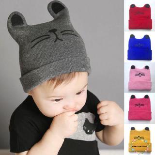 [wsv] sombrero de punto de invierno para bebé/niños/niños/gorro de algodón cálido para niños