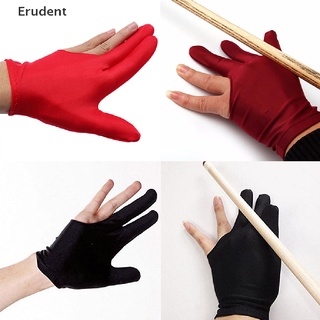 [Erudent] Guantes de billar profesionales de nailon de 3 dedos/guantes de billar para billar (1)