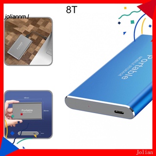Jm SSD de Color sólido 4T 6T 8T de alta velocidad USB SSD a prueba de golpes para portátil