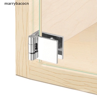 marrybacocn clip bilateral hogar fácil instalación abrazadera de vidrio zinc durable gabinete bisagra co (3)