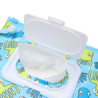 Almond portátil al aire libre caso de transporte Flip cubierta Snap-Strap bebé producto toallitas húmedas bolsa de cosméticos bolsa (4)