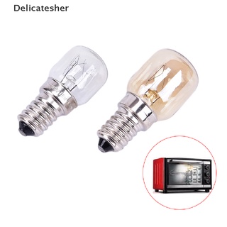 [delicatesher] bombillas de luz para horno de microondas, bombillas de filamento de tungsteno, bombillas de luz de sal caliente