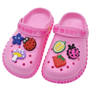 CHARMS Mariquita fresa setas Crocs Bae zueco Jibbitz zapatos encantos para niños y niñas