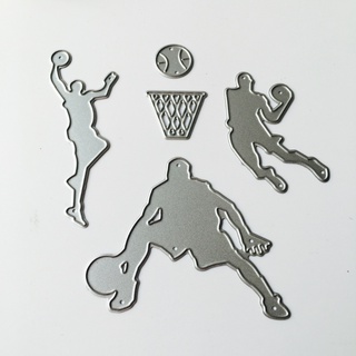 St equipo de baloncesto troqueles de corte plantilla DIY Scrapbooking álbum de papel tarjeta de grabado (1)