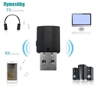 [fly] receptor transmisor USB Bluetooth 5.0 2 en 1 portátil de 3.5 mm AUX inalámbrico