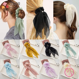 Osier ligas para el cabello De chifón para niñas/cuerda De cola De caballo/bandas elásticas para el cabello/Multicolor