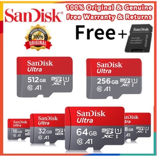 Sandisk tarjeta De memoria Micro Sd De Alta velocidad De 128gb/256gb/512gb 100mb/S C10 (1)