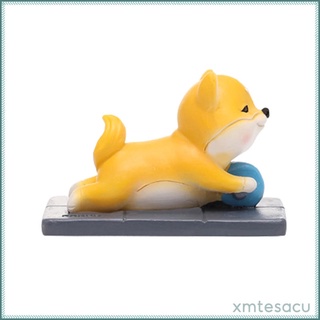 Dibujos Animados Shiba Inu Figurines Escultura Perro Estatua Decoracin Para El Hogar