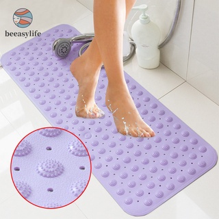 gran fuerte succión de pvc cuarto de baño alfombrilla de ducha antideslizante baño masaje de pies almohadilla 74x38cm