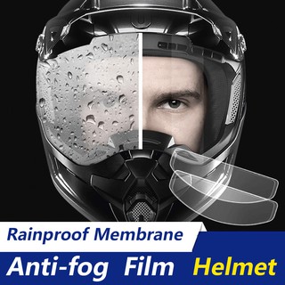 [Destacado] casco de motocicleta transparente a prueba de lluvia y película antiniebla/película protectora de casco Universal/película protectora de lente de casco/accesorios de motocicleta