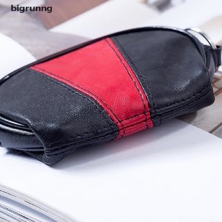 [Bigr] Coin Purse Men And Women Leather Wallet Sheepskin Key Bag Zipper Spell Leather CO580