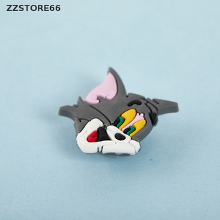 Charms (ZZSTORE66) 10 Piezas De PVC De Dibujos Animados Zapatos Encantos Tom Y Jerry Gato Ratón Decoraciones my (5)