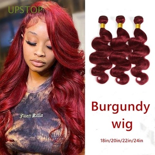 upstop pelucas para las mujeres negras pelucas de pelo humano vino peluca roja cabello tejido pelucas pelucas pelucas encaje frente pelucas pelucas para las mujeres barato pelucas extensiones de pelo pieza