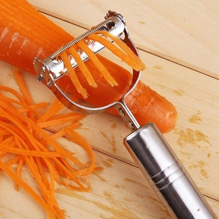 PEAKPEAK herramientas de zanahoria rallador de frutas Paring cortador de verduras Zesters/Multicolor (9)