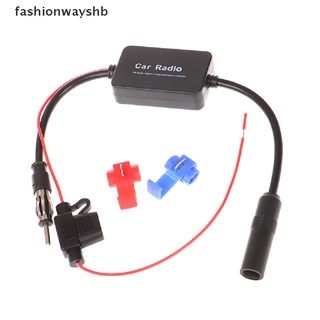 [Fashionwayshb] Car Stereo FM&AM Radio Signal Antenna Aerial Signal Amp Amplifier Booster cable [HOT]