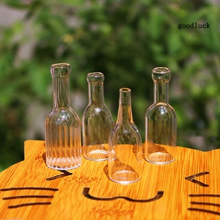 (Dm) Mini botella De vino De simulación De vidrio Para Casa De muñecas/accesorios Diy Para Foto (3)