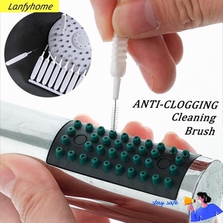 Lanfy 10 pzs/set De cepillo De limpieza De nailon Espiral duradero Para lacocción/cepillo De limpieza De baño