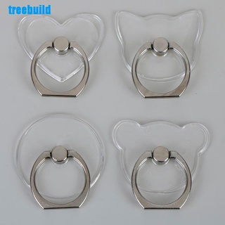 [Treebuild] soporte de montaje transparente para teléfono móvil, soporte de anillo de dedo, soporte para teléfono celular