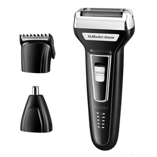 Km-6559 multifuncional USB recargable adulto maquinilla de afeitar eléctrica Clipper maquinilla de afeitar