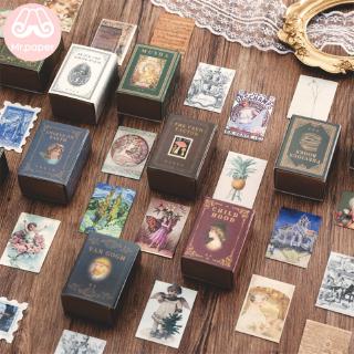 Mr.paper 100 unids/caja Vintage Story papel Kraft Scrapbooking/tarjeta/diario proyecto DIY diario decoración LOMO tarjetas
