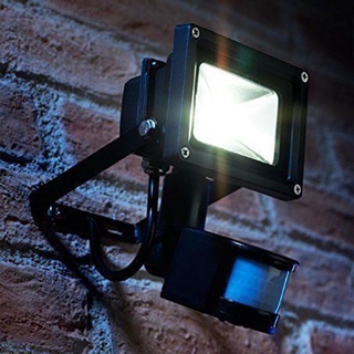10/20w led de seguridad proyector sensor pir movimiento exterior luz de inundación ip65