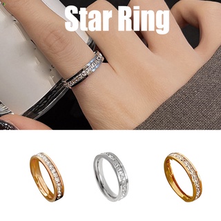 Gypsophila Ring Women's Full Diamond Eternity Rings Engagement Wedding Ring