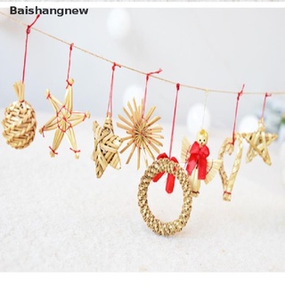 Bsn perchero De popote con colgante De árbol De navidad (Baishangnew) (5)