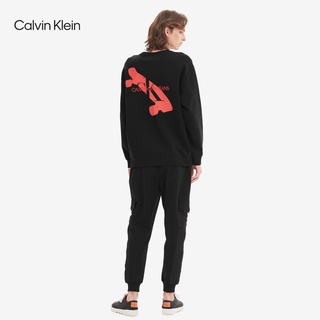 Calvin Klein/CK Hombres Cuello Redondo Tendencia simple casual Vitalidad Impresión Moda Suéter J31670