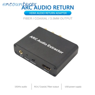 [listo] adaptador de Audio de arco de aluminio de 192 khz Extractor de Audio Digital a analógico convertidor de Audio DAC SPDIF Coaxial RCA 3,5 mm Jack salida ENCANTADORSS